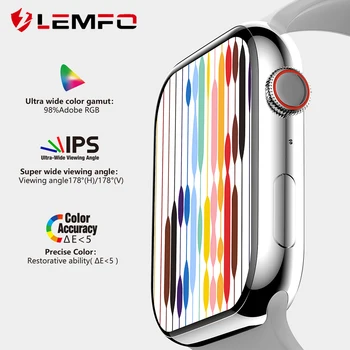  LEMFO DM10 Smart Hodinky Muži Ženy Series 7 Smartwatch Bluetooth Hovor Vlastné Voĺba 2.09 Palcový 480*546 Rozlíšenie pk IWO 14 W27 PRO